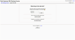 Desktop Screenshot of moodle.parkcameras.com