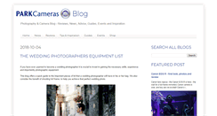 Desktop Screenshot of blog.parkcameras.com