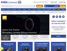 Tablet Screenshot of parkcameras.com